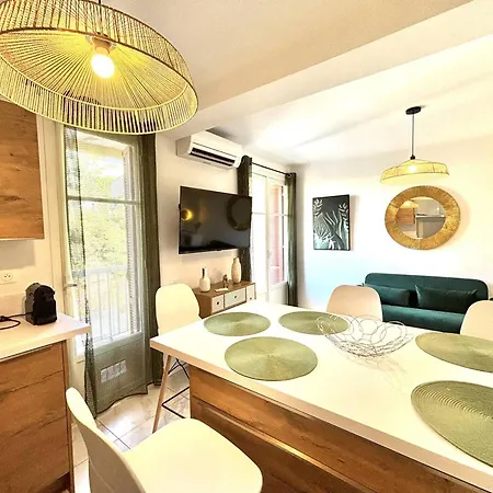 2 Pieces Proche Centre-ville & Plage, Climatise, Parking Inclus - Fr-1-61-645 Apartment *